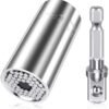 7mm-19mm with Multi-Function Ratchet Wrench Power Drill Adapter