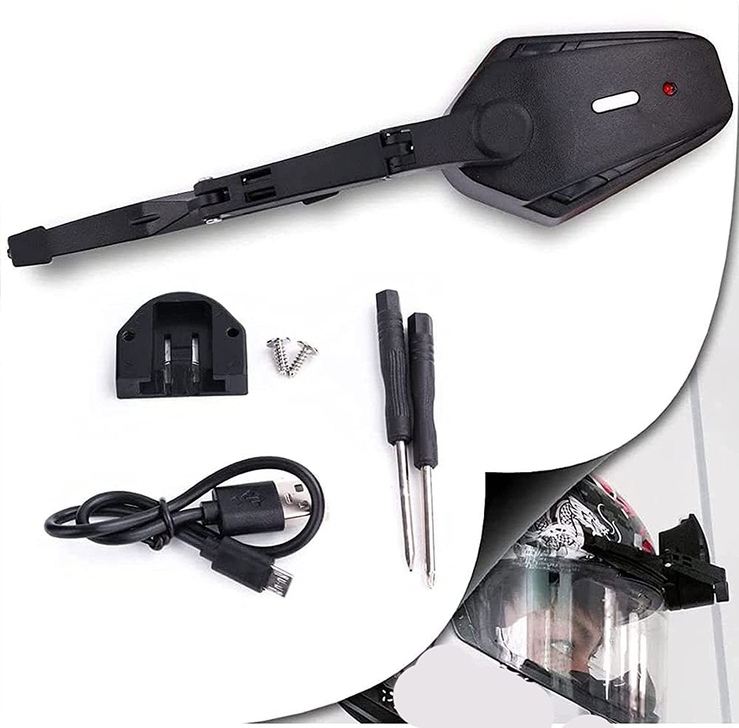 Universal Motorcycle Helmet Electric Wiper : handpickr.com